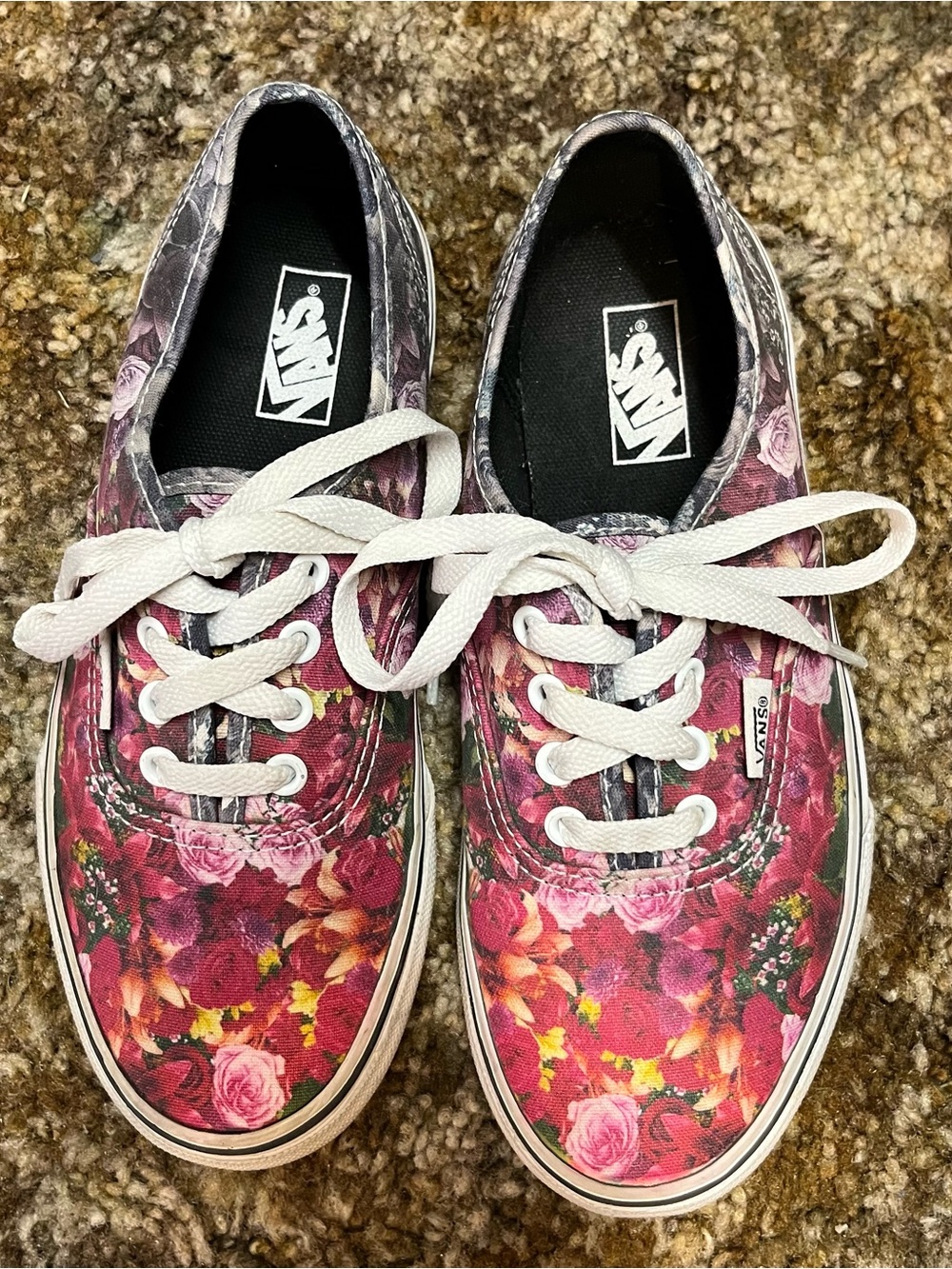 Vans Floral Canvas Sneakers - Picture 2 of 4